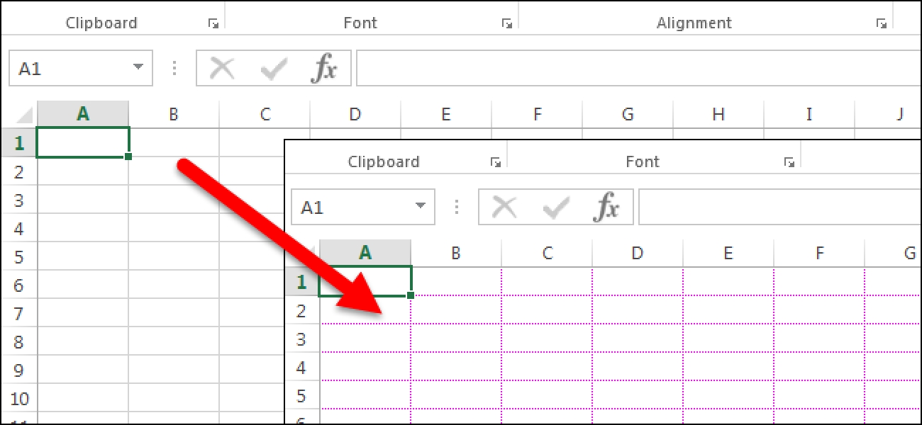 enter a line in excel for mac